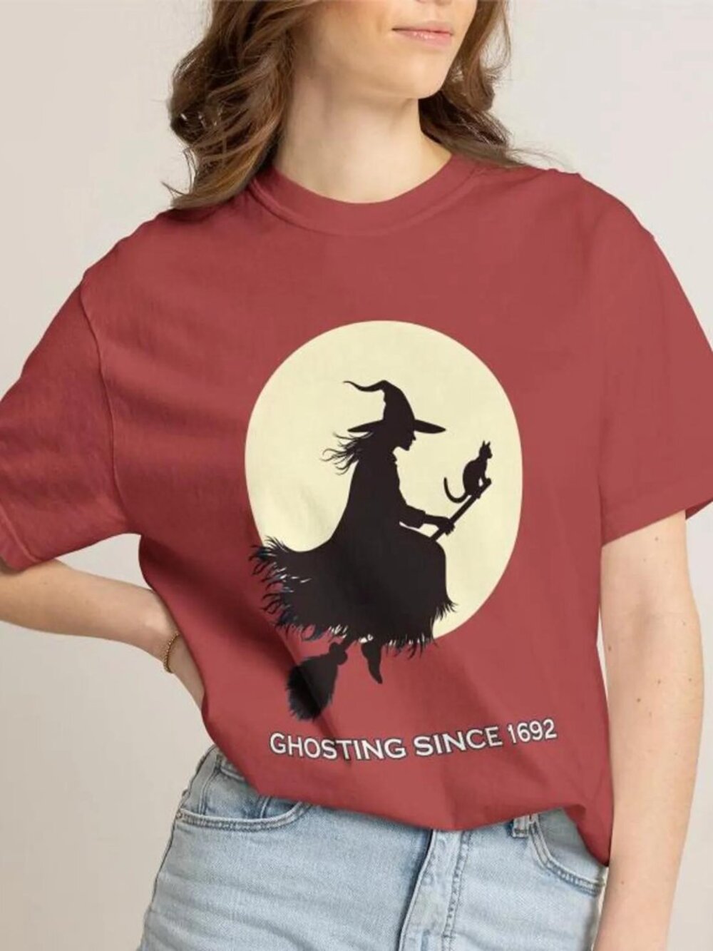 Ghosting Since 1692 Shirt Funny Salem Witch Tee